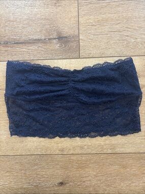 PINK Victoria's Secret Navy Lace Bandeau
